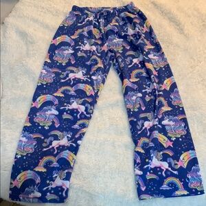 Unicorn Dreams Kids Pajama Pants - Blue